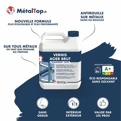 VERNIS ACIER BRUT