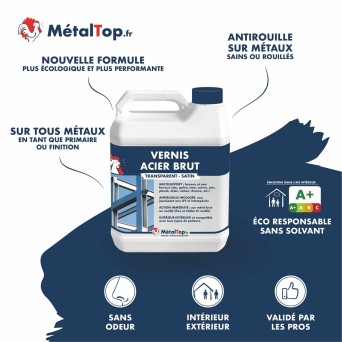 VERNIS ACIER BRUT