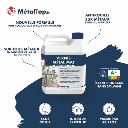 VERNIS METAL MAT
