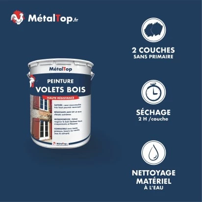 PEINTURE VOLETS BOIS