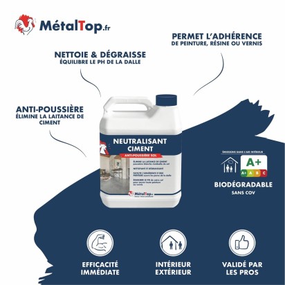 NEUTRALISANT CIMENT