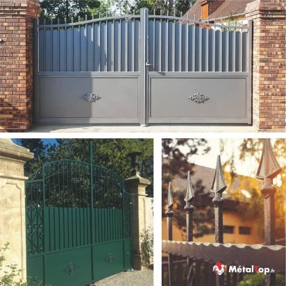 PEINTURE PORTAIL FER