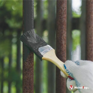 Peindre un acier rouillé