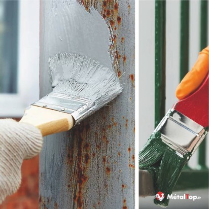 PEINTURE METAL ROUILLE