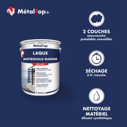LAQUE ANTIROUILLE MARINE