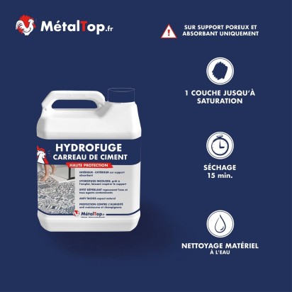 HYDROFUGE CARREAU DE CIMENT