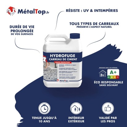 HYDROFUGE CARREAU DE CIMENT