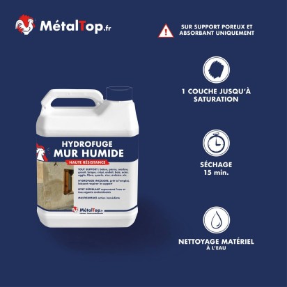 HYDROFUGE MUR HUMIDE