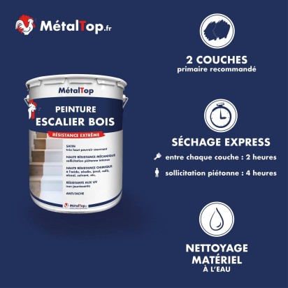 PEINTURE ESCALIER BOIS