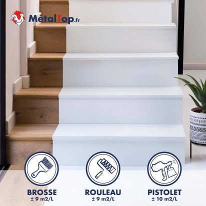 PEINTURE ESCALIER BOIS