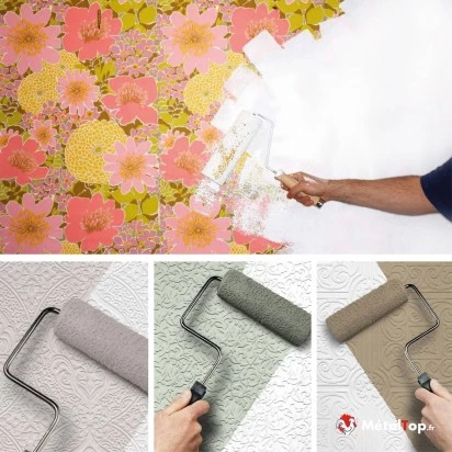 PEINTURE PAPIER PEINT