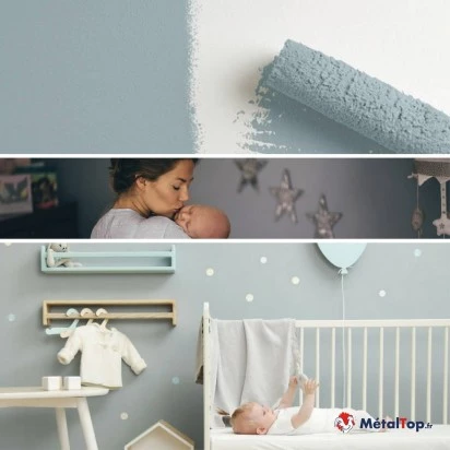 PEINTURE CHAMBRE BEBE