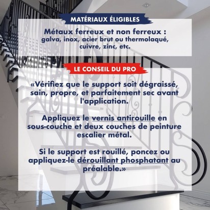 PEINTURE ESCALIER METAL