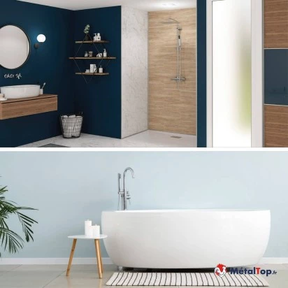 PEINTURE MUR SALLE DE BAIN