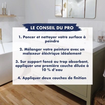 PEINTURE MEUBLE SALLE DE BAIN