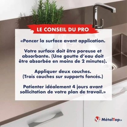 PEINTURE PLAN DE TRAVAIL