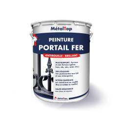 PEINTURE PORTAIL FER